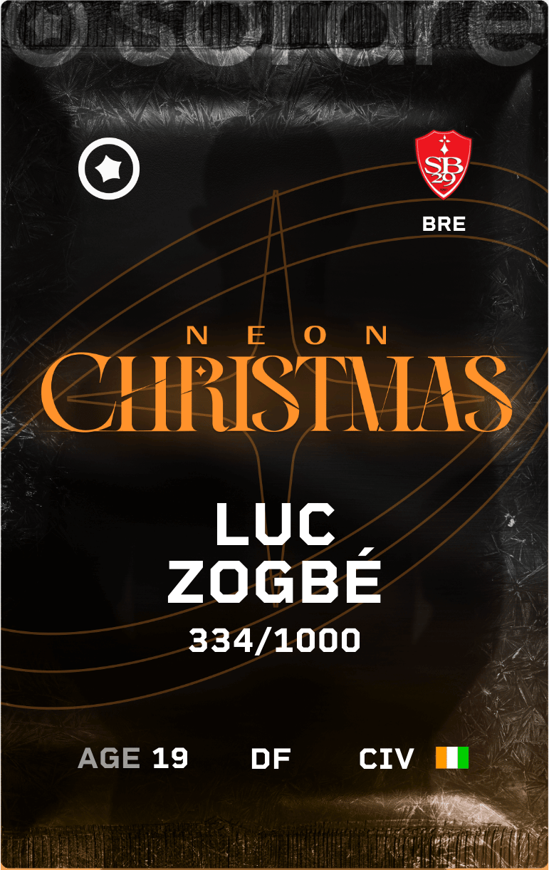 Luck Zogbé 2024-25 • Limited 334/1000
