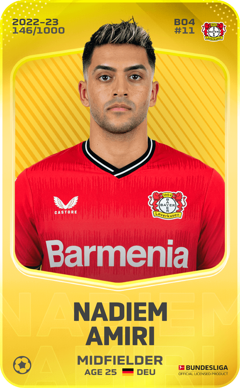 Nadiem Amiri 2022-23 • Limited 146/1000