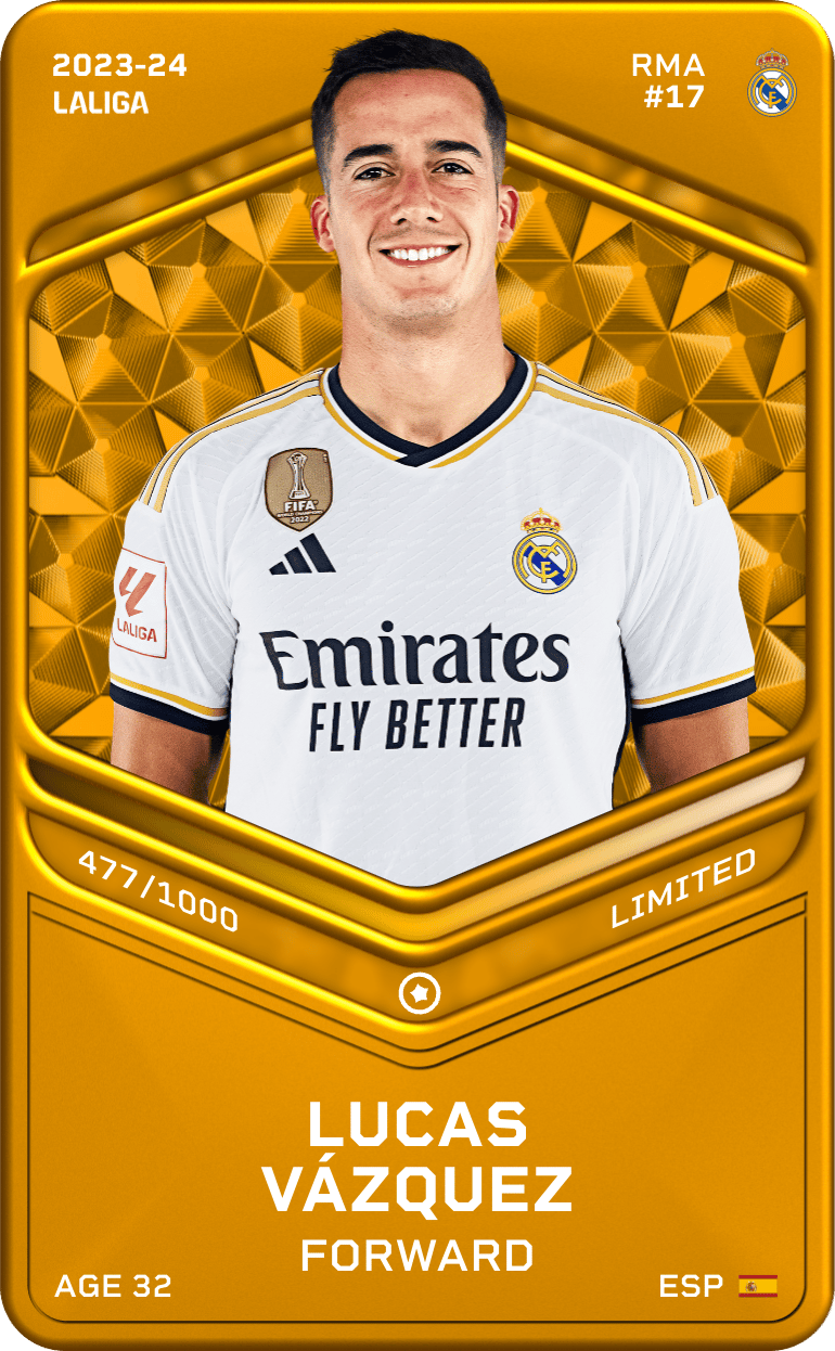 Lucas Vázquez 2023-24 • Limited 477/1000