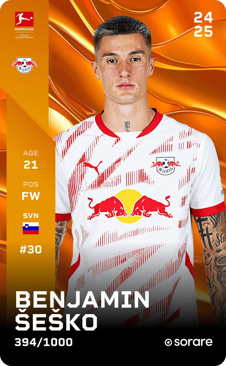 Benjamin Šeško 2024-25 • Limited 394/1000