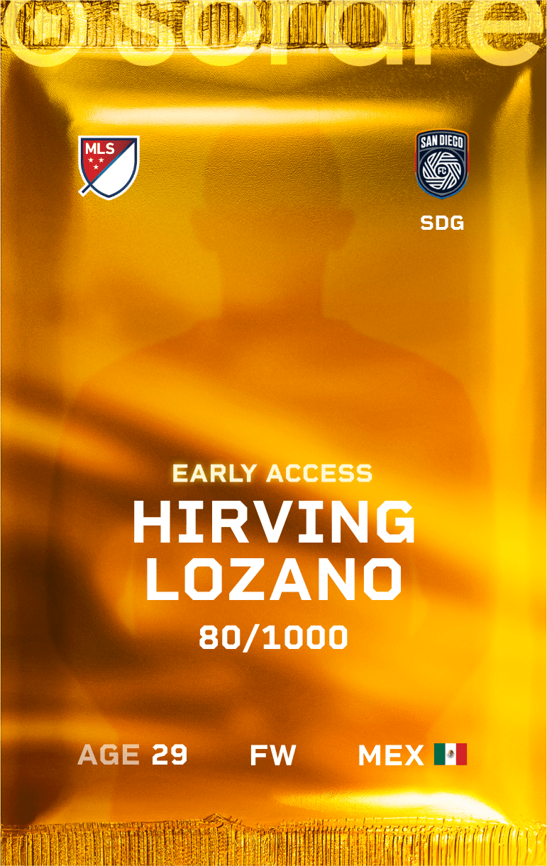 Hirving Lozano 2025-26 • Limited 80/1000
