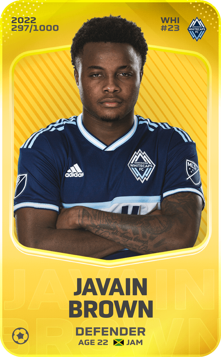 Javain Brown 2022-23 • Limited 297/1000