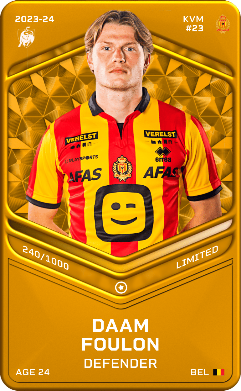 Daam Foulon 2023-24 • Limited 240/1000