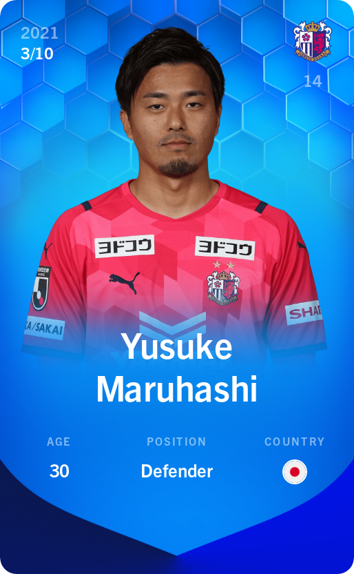 Sorare - Sorare Official - Yusuke Maruhashi 2021-22 • Super Rare 3/10 - NFT # 75046869813806634124997062031250176792351042527609493133397878286887858645084