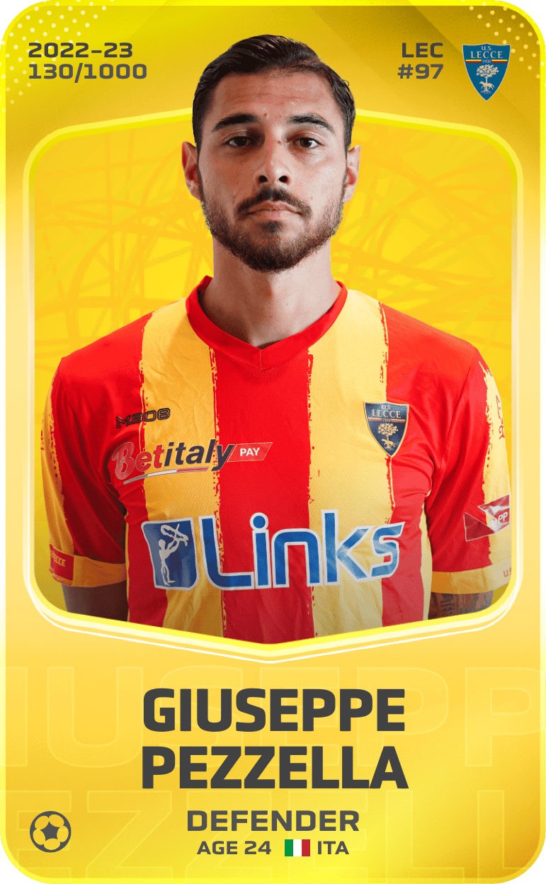 Giuseppe Pezzella 2022-23 • Limited 130/1000