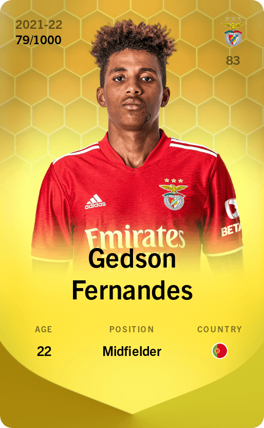 Gedson Fernandes 2021-22 • Limited 79/1000