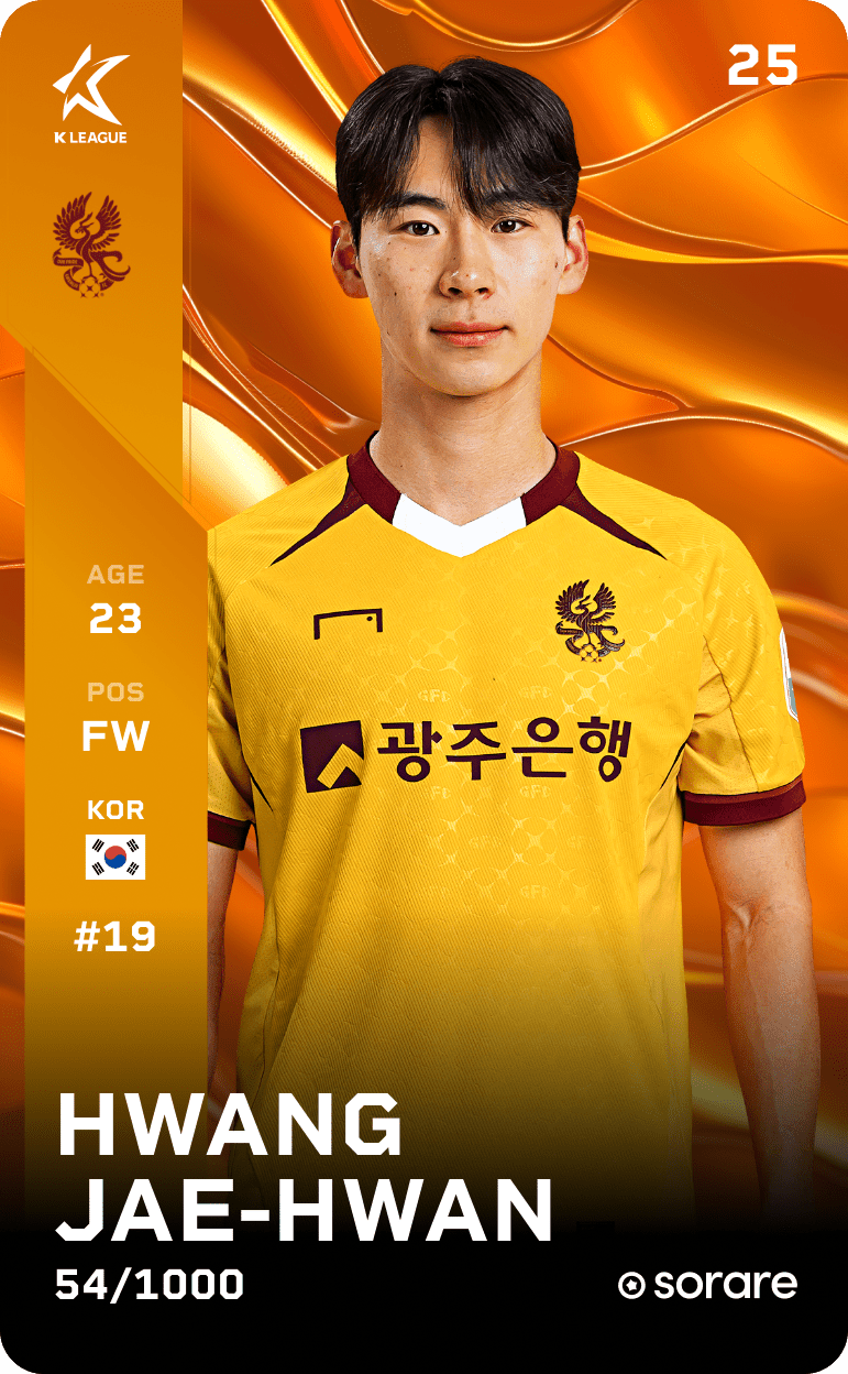 Hwang Jae-Hwan 2025-26 • Limited 54/1000