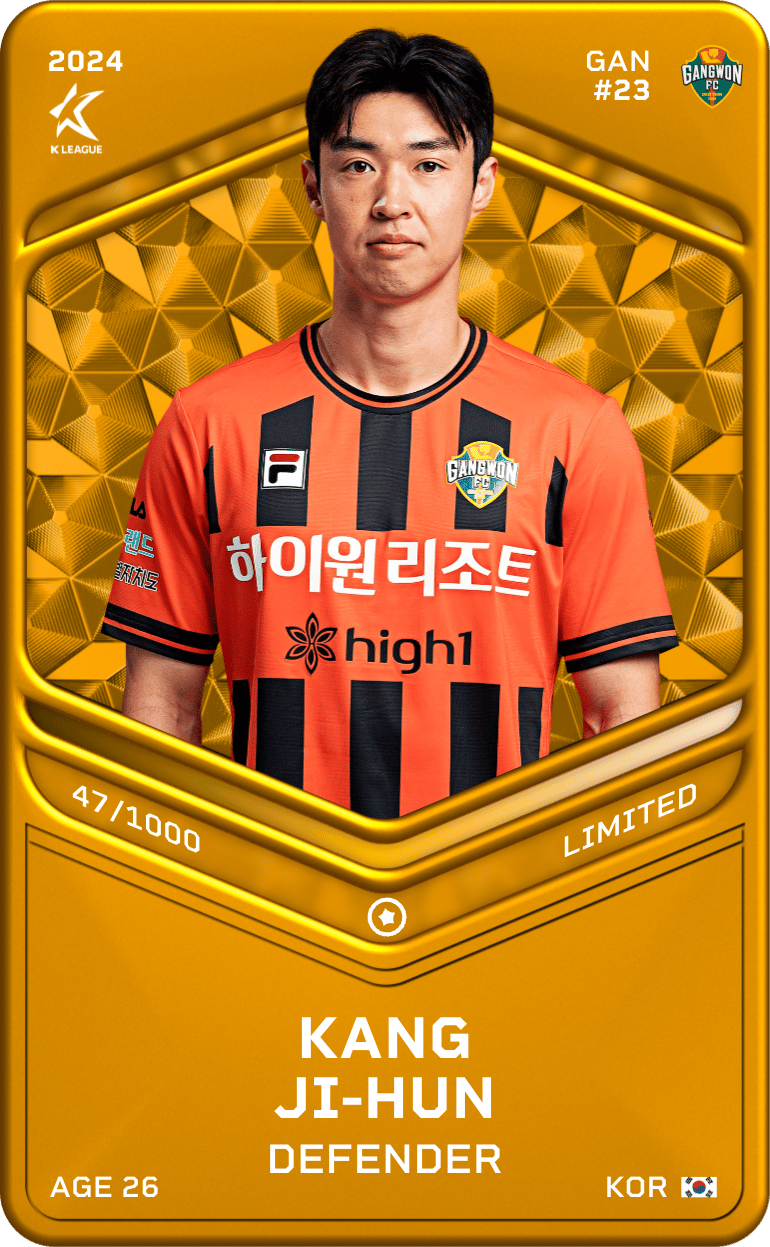 Kang Ji-Hun 2024-25 • Limited 47/1000