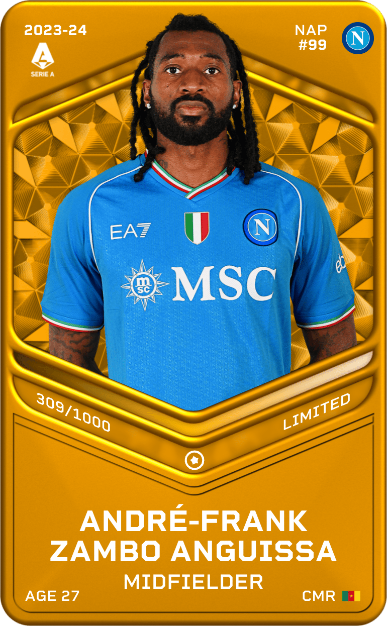 André-Frank Zambo Anguissa 2023-24 • Limited 309/1000