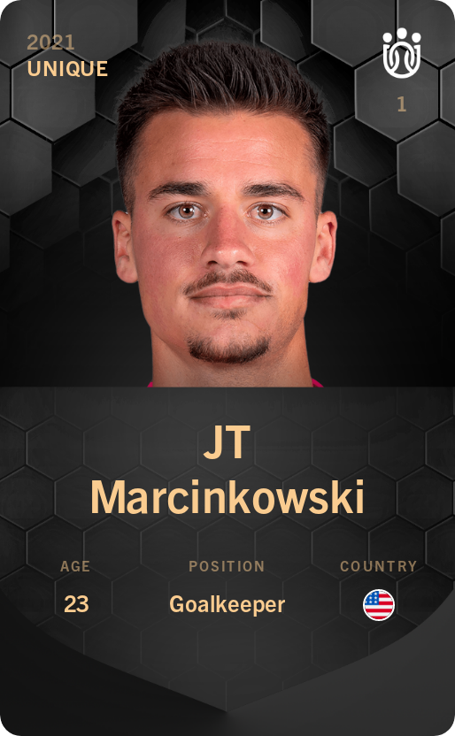 Sorare - Sorare Official - JT Marcinkowski 2021-22 • Unique - NFT # 100255960996812941269067212063265097697935209795739721866921178614472927853649