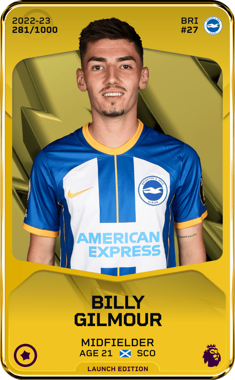 Billy Gilmour 2022-23 • Limited 281/1000