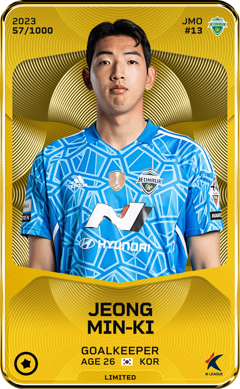 Jeong Min-Ki 2023-24 • Limited 57/1000