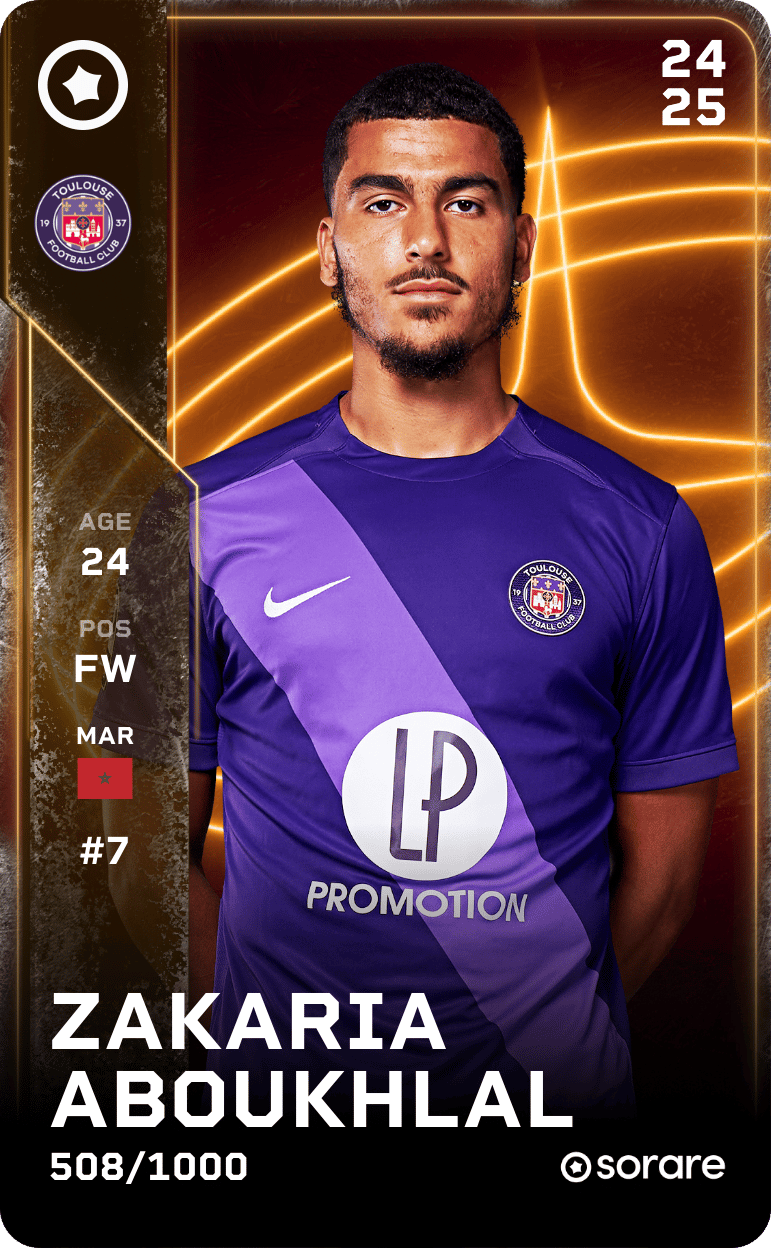 Zakaria Aboukhlal 2024-25 • Limited 508/1000