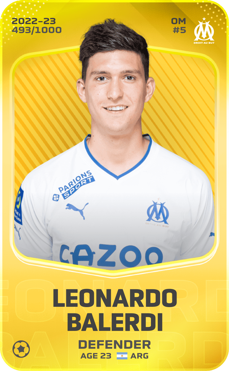Leonardo Balerdi 2022-23 • Limited 493/1000