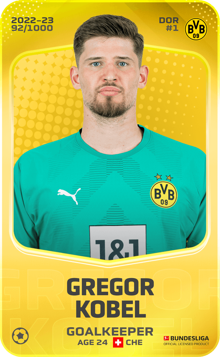 Gregor Kobel 2022-23 • Limited 92/1000