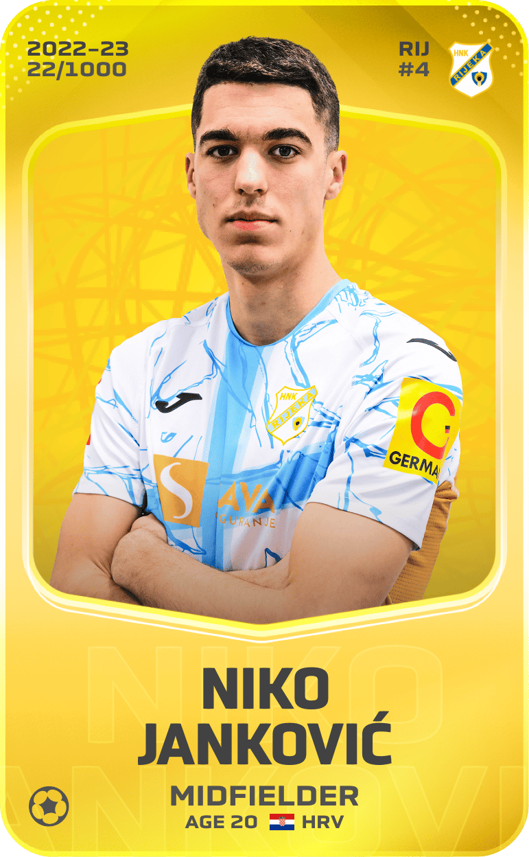 Niko Janković 2022-23 • Limited 22/1000