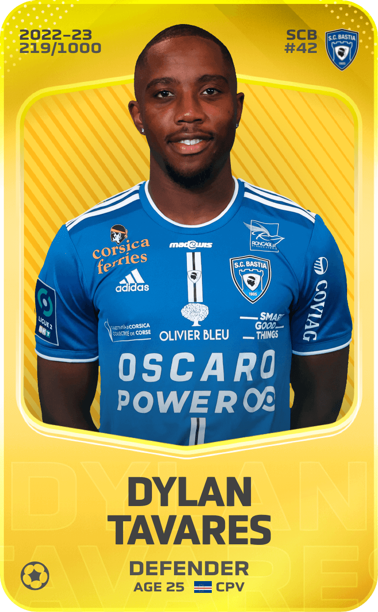 Dylan Tavares 2022-23 • Limited 219/1000