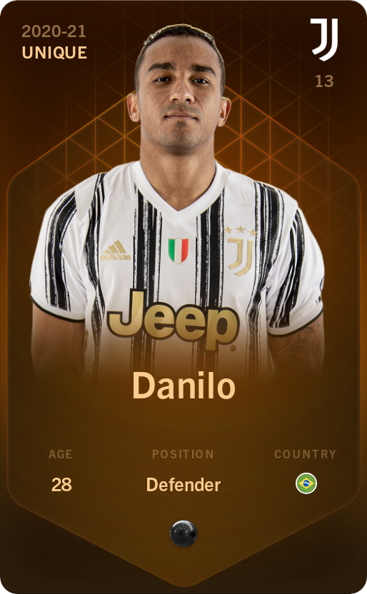 Sorare - Sorare Official - Danilo 2020-21 • Unique - NFT # 63789009928119560731588638111872133589449994804871111790951784217529712793006