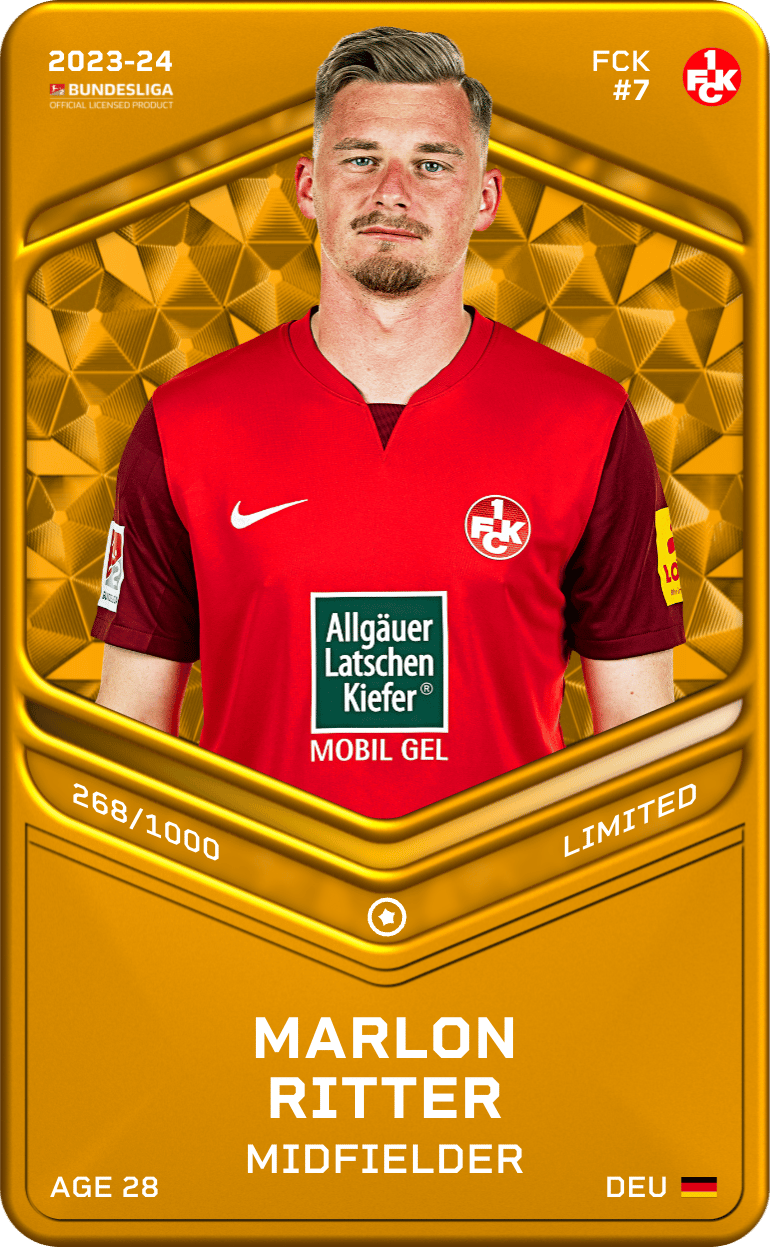 Marlon Ritter 2023-24 • Limited 268/1000