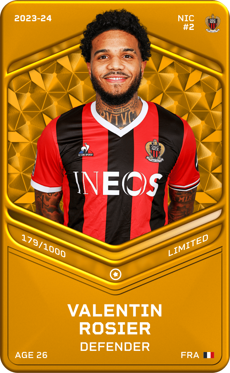 Valentin Rosier 2023-24 • Limited 179/1000