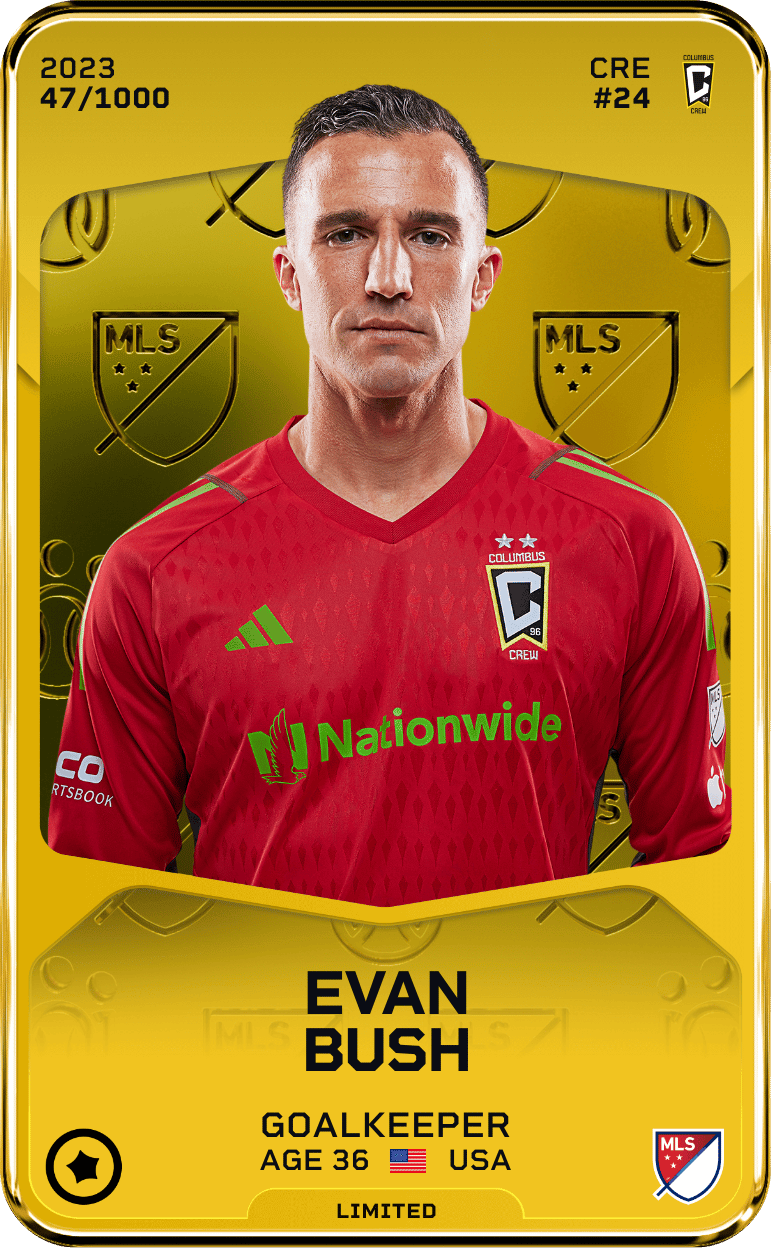 Evan Bush 2023-24 • Limited 47/1000