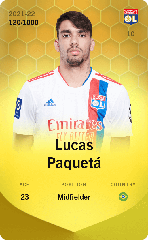 Lucas Paquetá 2021-22 • Limited 120/1000
