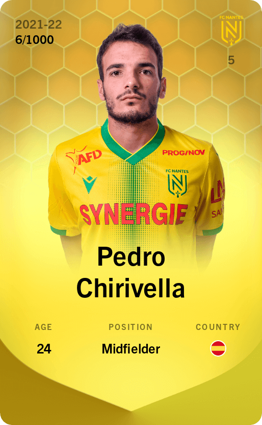 Pedro Chirivella 2021-22 • Limited 6/1000