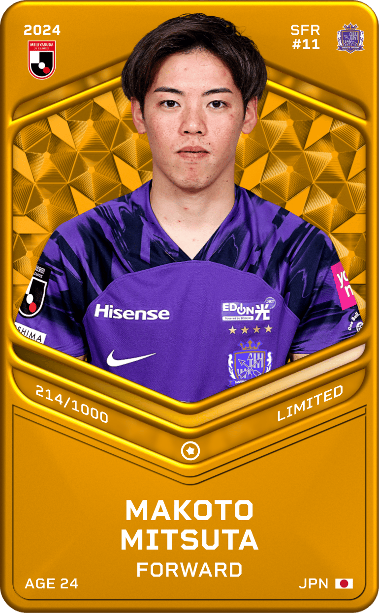 Makoto Mitsuta 2024-25 • Limited 214/1000