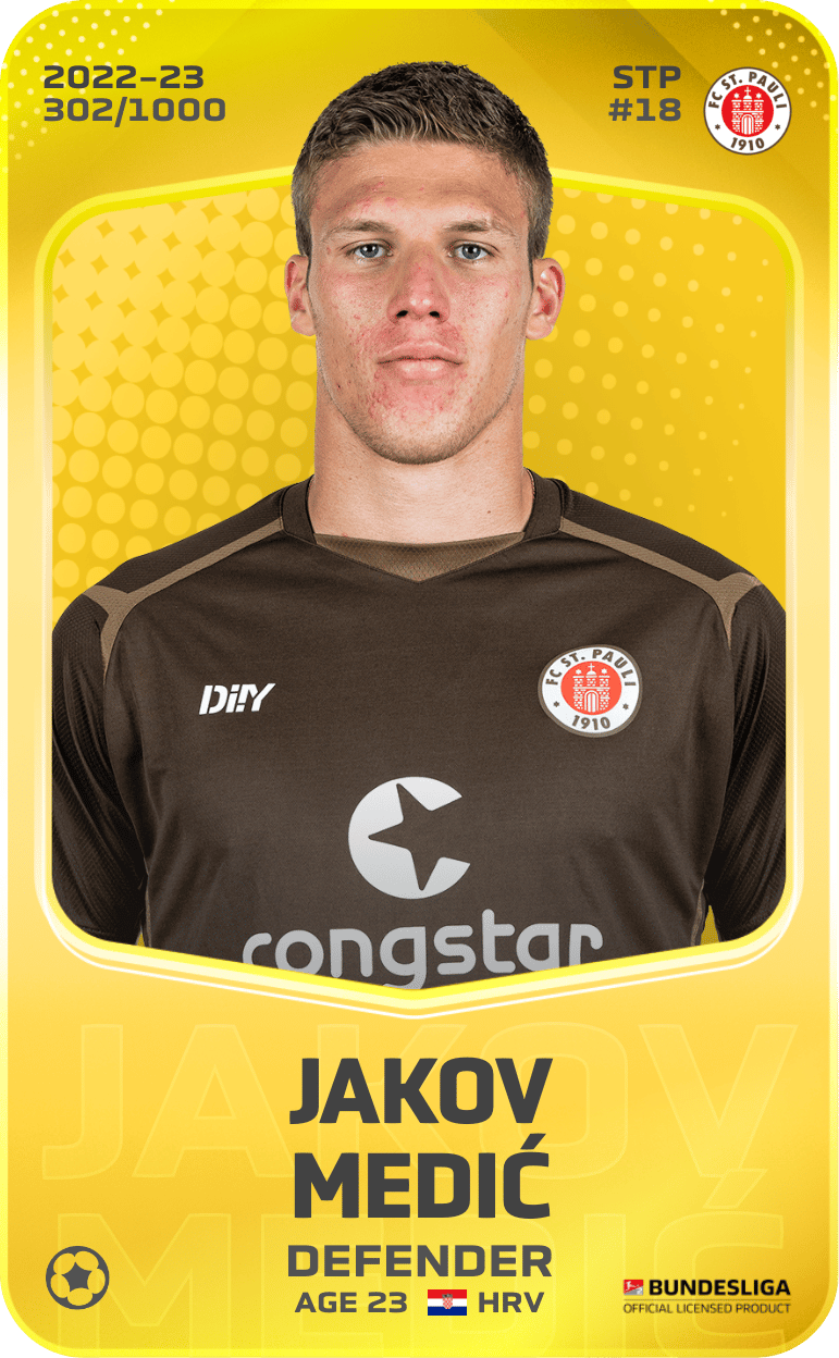 Jakov Medić 2022-23 • Limited 302/1000