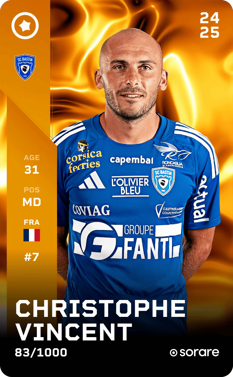 Christophe Vincent 2024-25 • Limited 83/1000