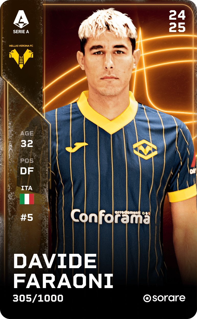 Davide Faraoni 2024-25 • Limited 305/1000