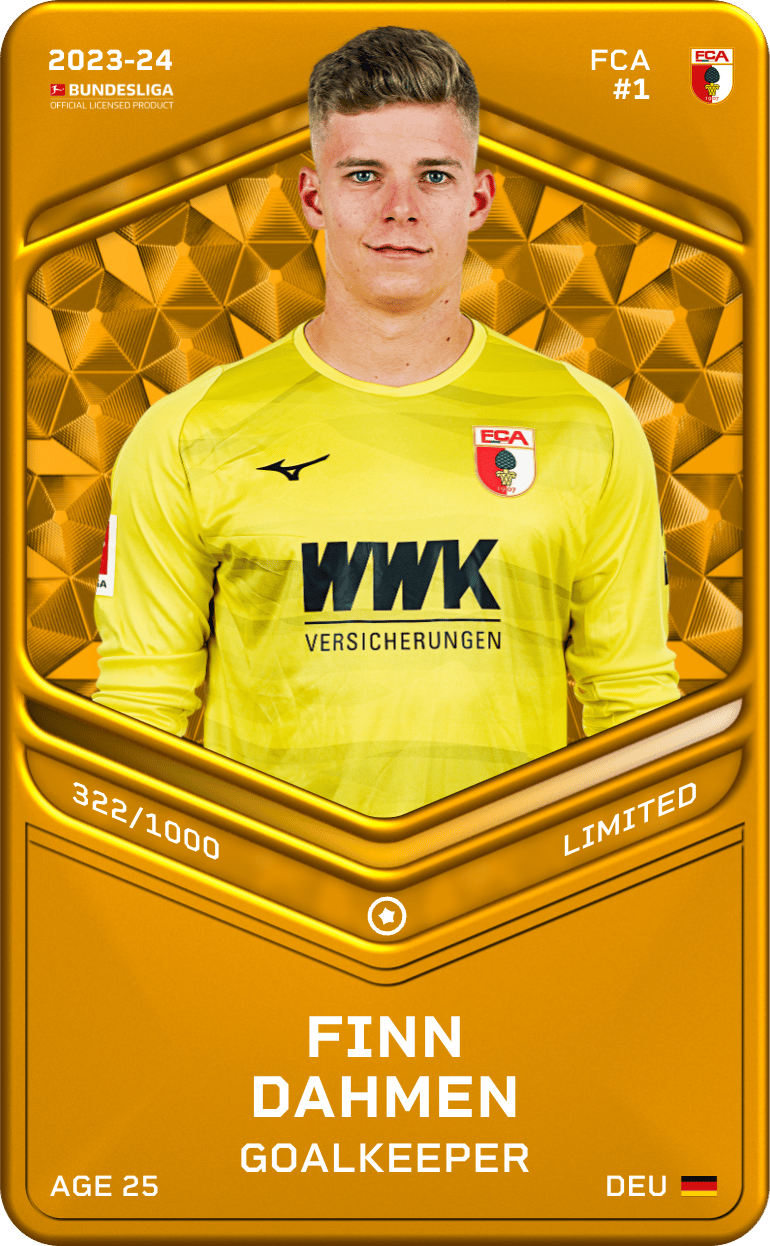 Finn Dahmen 2023-24 • Limited 322/1000