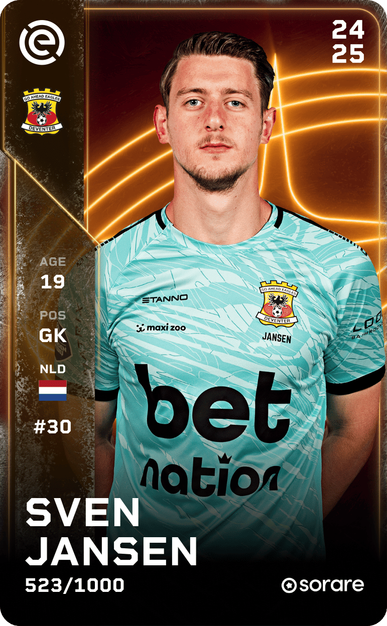 Sven Jansen 2024-25 • Limited 523/1000
