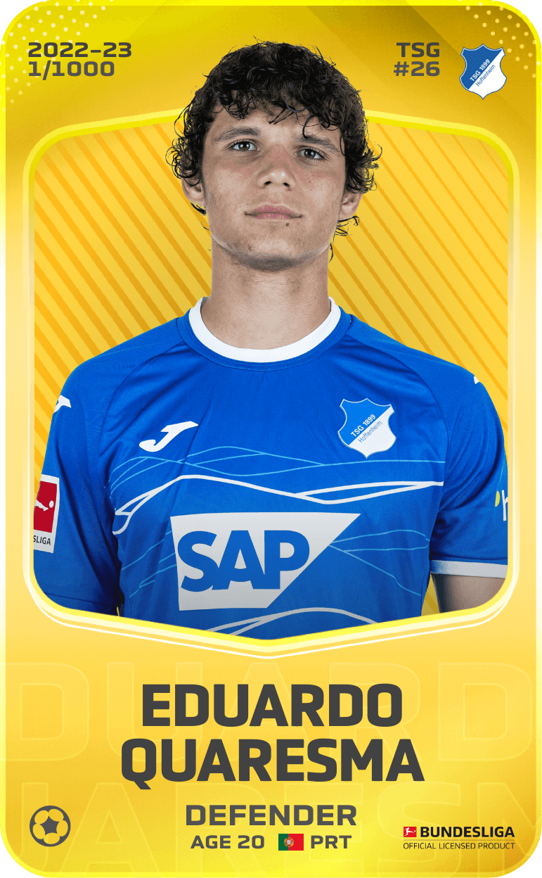 Eduardo Quaresma 2022-23 • Limited 1/1000