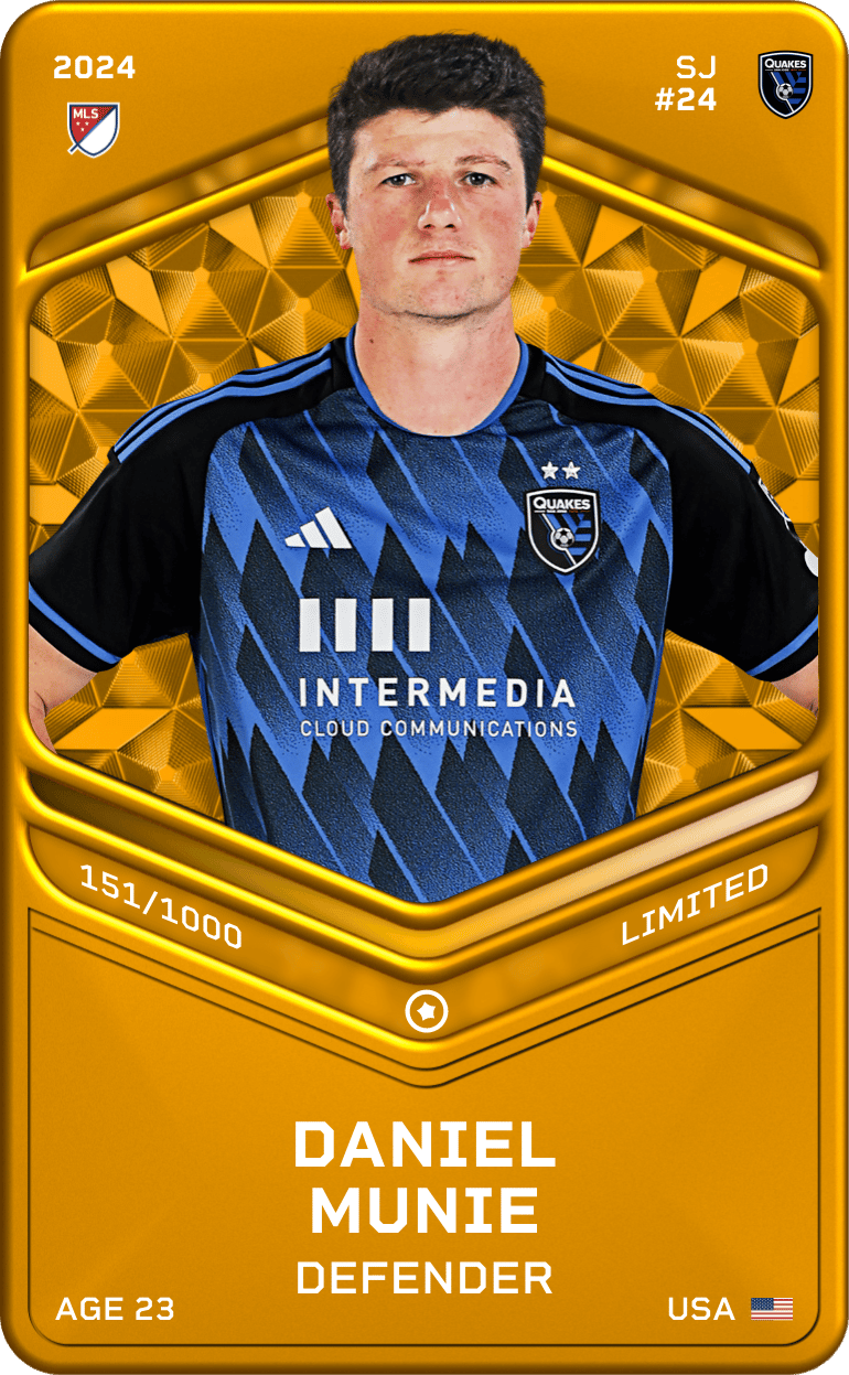 Daniel Munie 2024-25 • Limited 151/1000