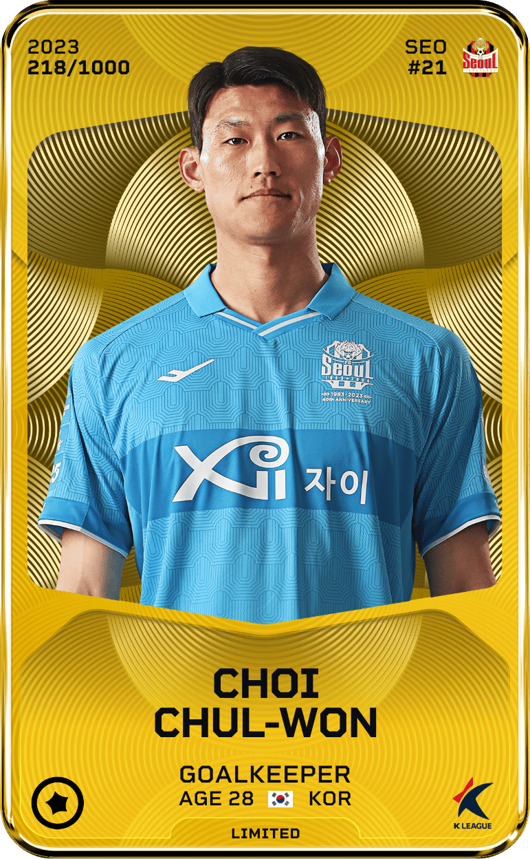 Choi Chul-Won 2023-24 • Limited 218/1000