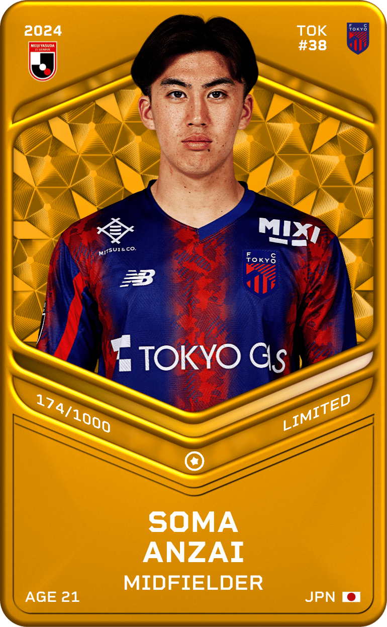 Soma Anzai 2024-25 • Limited 174/1000