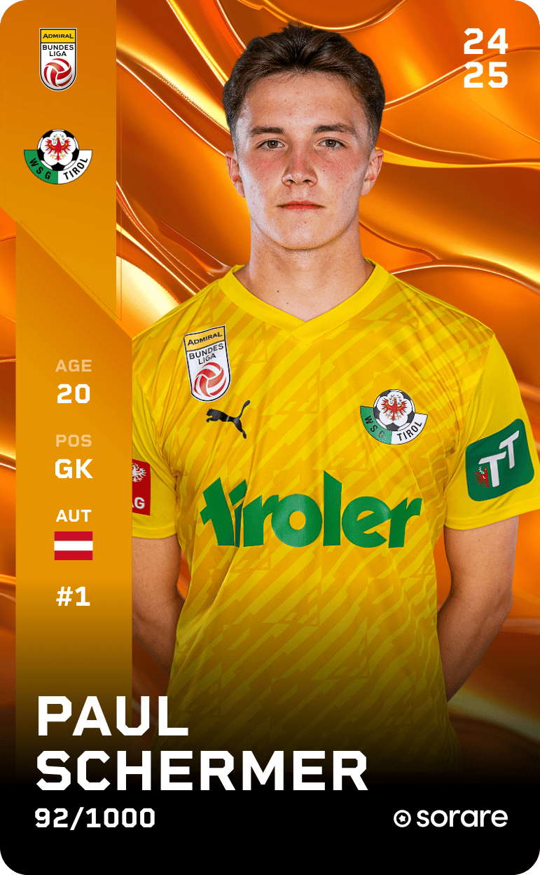 Paul Schermer 2024-25 • Limited 92/1000