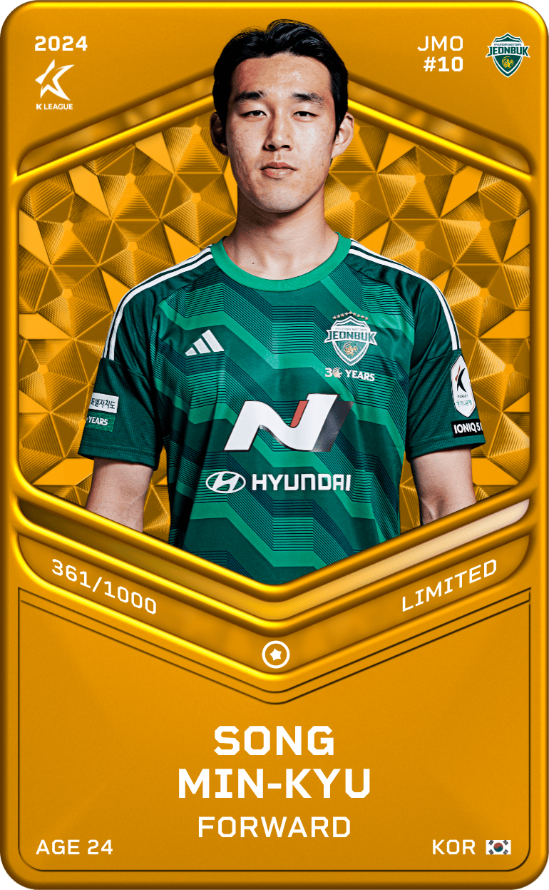 Song Min-Kyu 2024-25 • Limited 361/1000