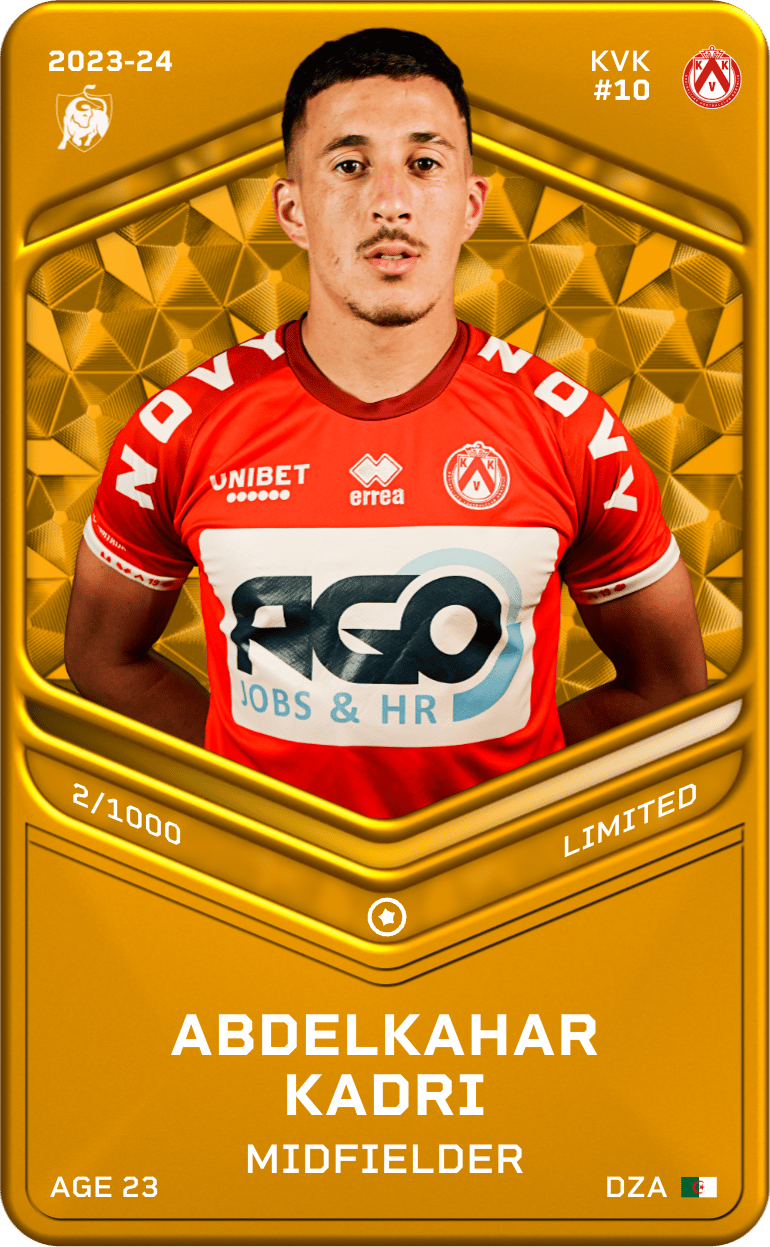 Abdelkahar Kadri 2023-24 • Limited 2/1000