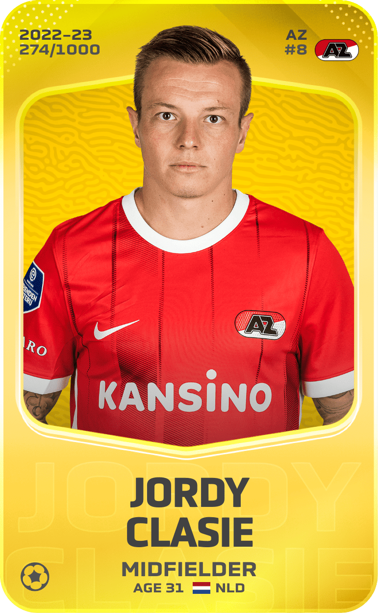Jordy Clasie 2022-23 • Limited 274/1000