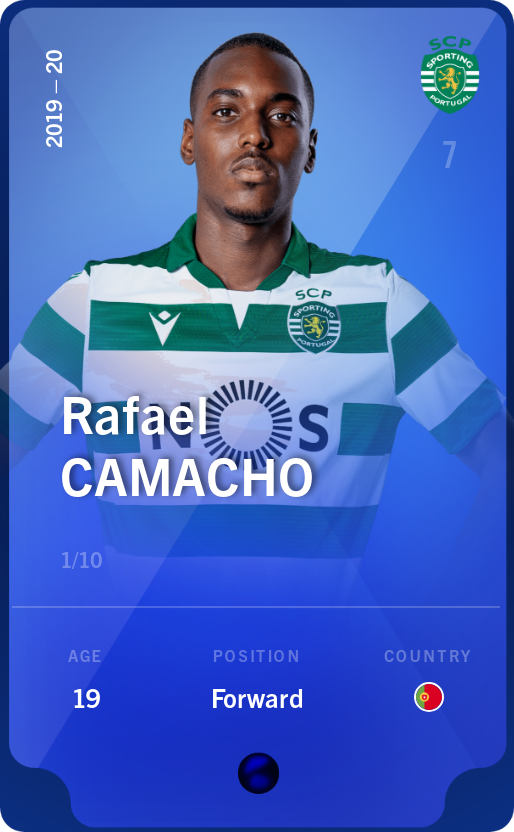Sorare - Sorare Official - Rafael Camacho 2019-20 • Super Rare 1/10 - NFT # 73103702643564559841239311310360239670358616085300282589944768851777981576420
