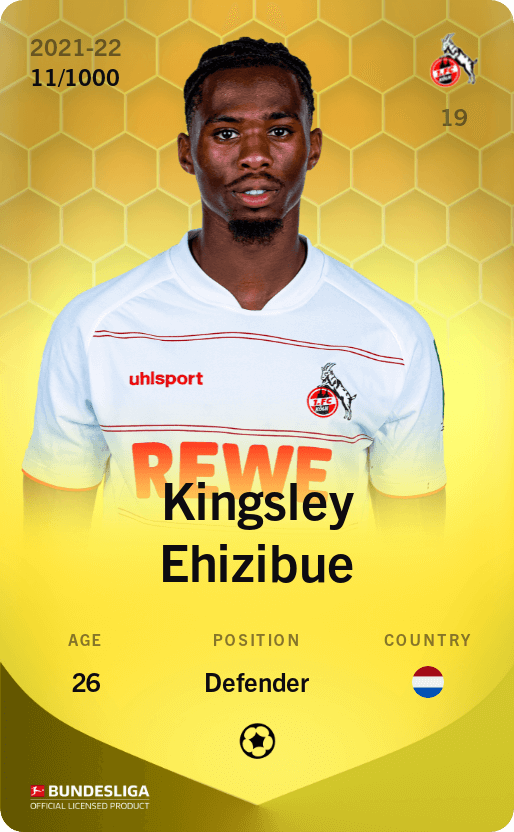 Kingsley Ehizibue 2021-22 • Limited 11/1000