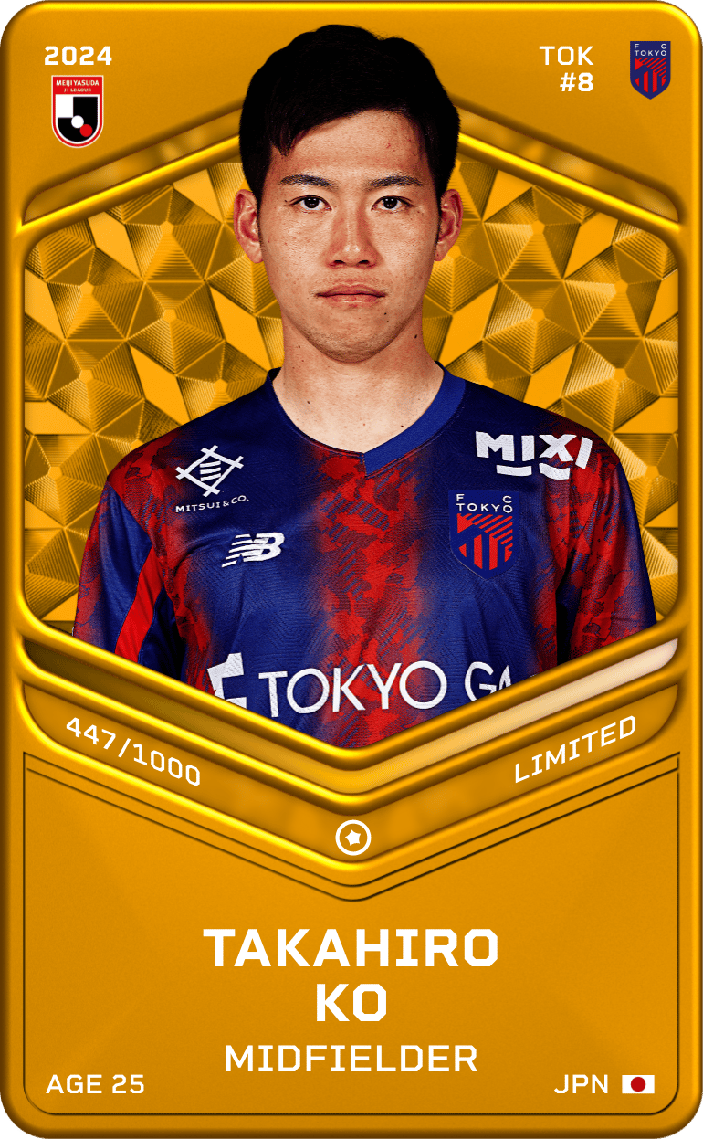 Takahiro Ko 2024-25 • Limited 447/1000