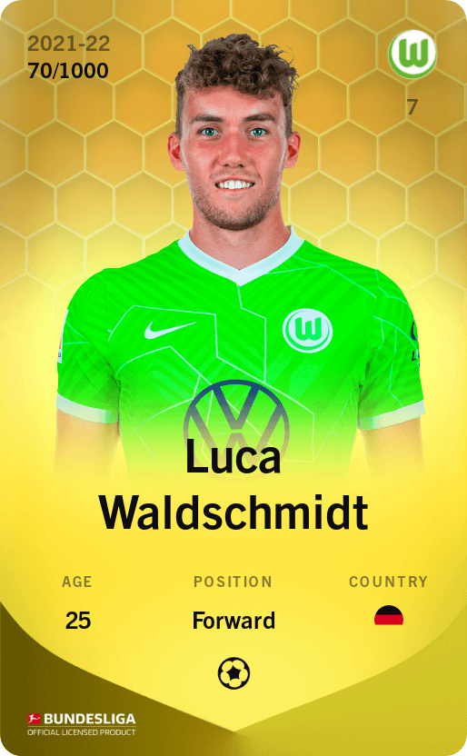 Luca Waldschmidt 2021-22 • Limited 70/1000