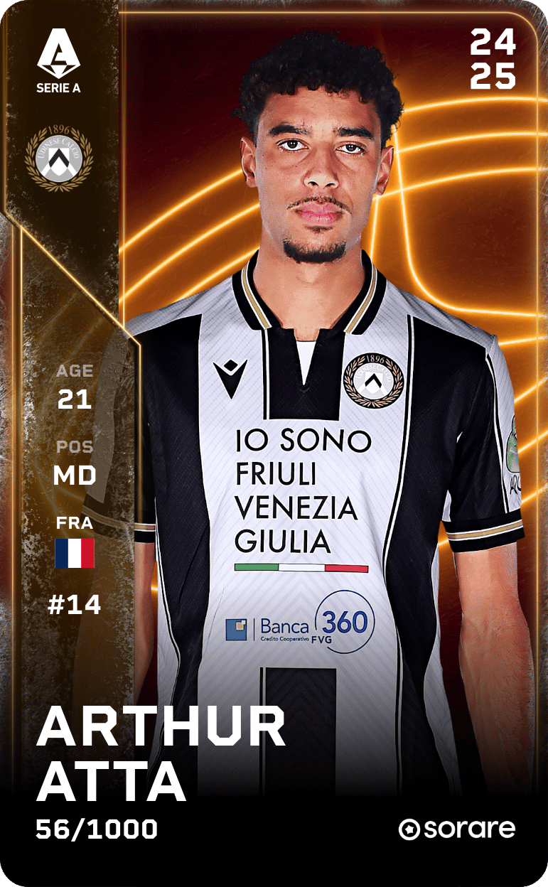 Arthur Atta 2024-25 • Limited 56/1000