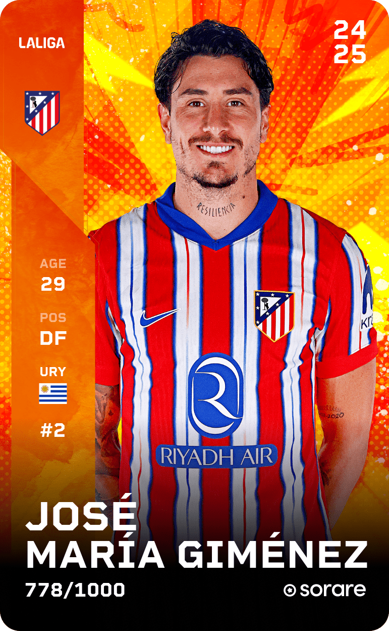 José María Giménez 2024-25 • Limited 778/1000
