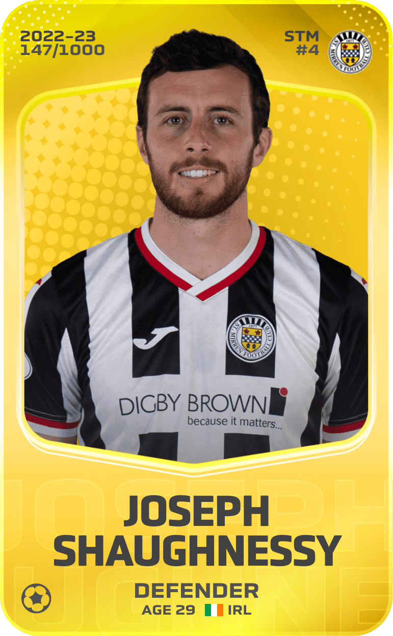 Joseph Shaughnessy 2022-23 • Limited 147/1000