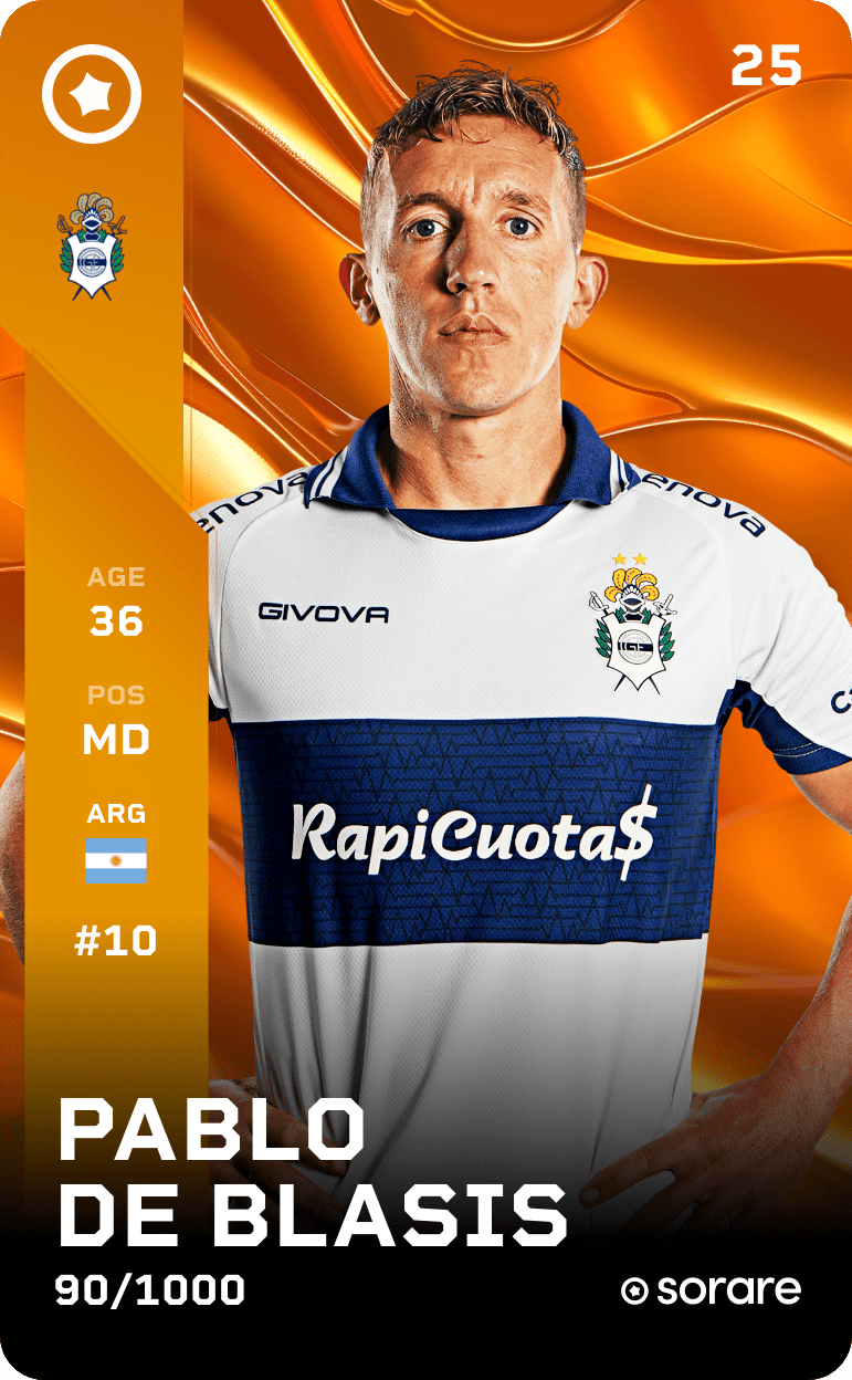 Pablo De Blasis 2025-26 • Limited 90/1000