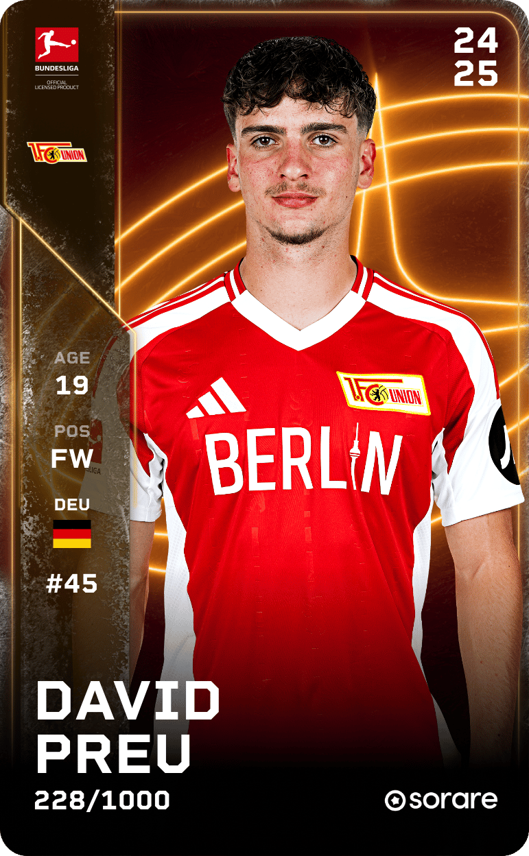 David Preu 2024-25 • Limited 228/1000